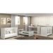 Berço 4 em 1 para Colchão 60 x 130 cm Multimóveis Evolution vira Escrivaninha FG0541PN Branco