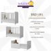 Berço Americano 3 em 1 com Colchão Incluso Chantilly Multimóveis MP4299 Branco