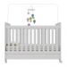 Berço Americano 3 em 1 com Colchão Incluso Chantilly Multimóveis MP4299 Branco