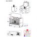 Berço Americano 3x1 com Poltrona de Amamentação e Puff Pimpolho Multimóveis MP4077 Branco/Bege