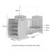 Berço Cômoda Cajuzinho para Colchão 60x130cm Multimóveis BB0516 Branco