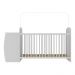 Berço Cômoda com Colchão Incluso Colinho de Mãe Multimóveis MP4304 Branco