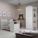 Berço Cômoda com Guarda-Roupa 2 Portas 1 Gaveta Multimóveis MP4372 Branco/Colorido