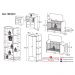 Berço Cômoda com Guarda-Roupa 2 Portas 1 Gaveta Multimóveis MP4372 Branco/Colorido