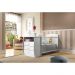 Berço Cômoda para Colchão 60 x 130 cm  Rafael Multimóveis FG0516 Branco