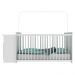 Berço Cômoda para Colchão 60 x 130 cm Multimóveis Meu Bebê FG2870 Branco