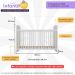 Berço para Colchão 60x130cm Sonho Multimóveis BB0515 Branco