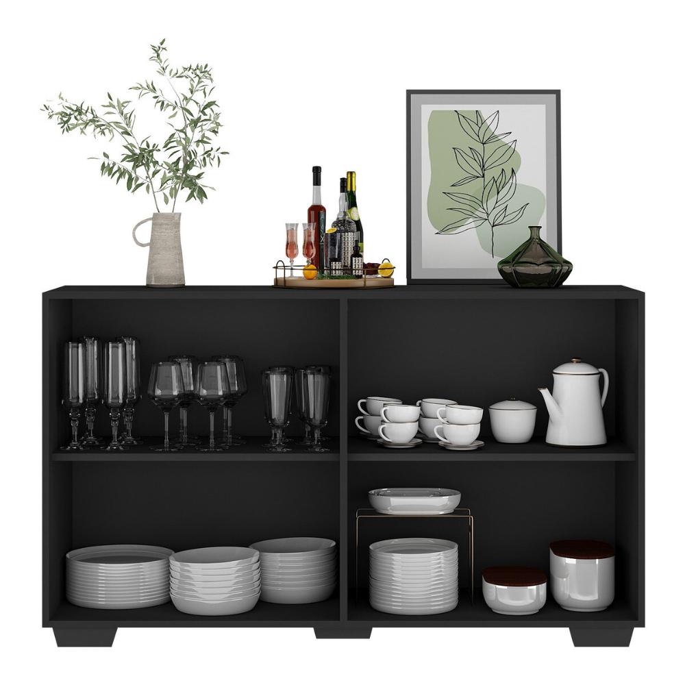 Buffet Aparador para Sala de Jantar Multimóveis MP1092 Preto