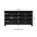 Cômoda 136cm com 6 Gavetas Flex Multimóveis MP4275 Preto