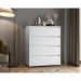 Cômoda 80cm com 4 Gavetas Multimóveis CR35243 Branco