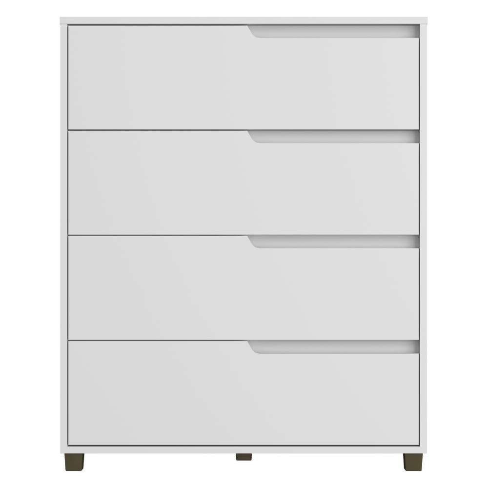 Cômoda 80cm com 4 Gavetas Multimóveis CR35243 Branco