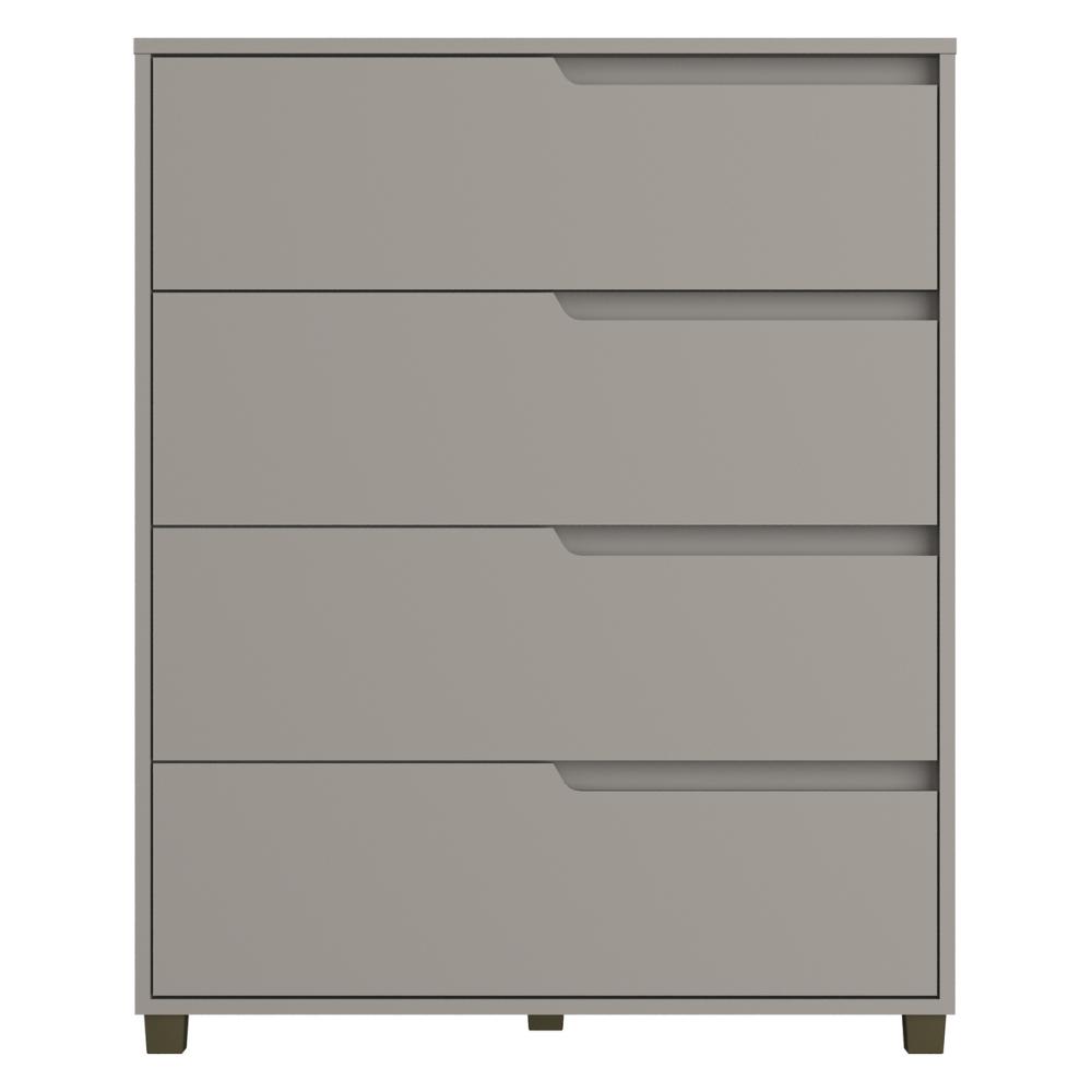 Cômoda 80cm com 4 Gavetas Multimóveis CR35243 Cinza