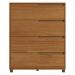 Cômoda 80cm com 4 Gavetas Multimóveis CR35243 Nature