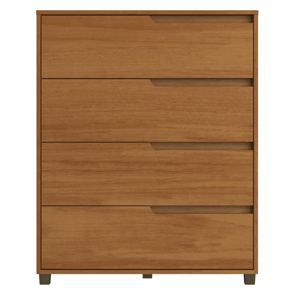 Cômoda 80cm com 4 Gavetas Multimóveis CR35243 Nature