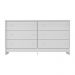 Cômoda Infantil 136cm com 6 Gavetas Flex Multimóveis MP4262 Branco