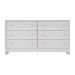 Cômoda Infantil 136cm com 6 Gavetas Multimóveis MP4335 Branco