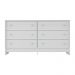 Cômoda Infantil 136cm com 6 Gavetas Multimóveis MP4336 Branco