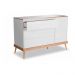 Cômoda Infantil 3 Gavetas 1 Porta Multimóveis CR40027 Branco/Amendola