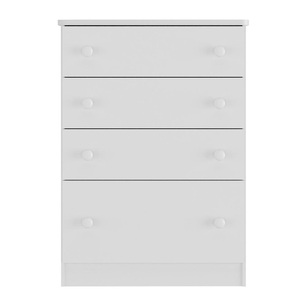 Cômoda Infantil Flex 4 Gavetas Jujuba Multimóveis BB2661 Branco/Colorido