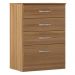 Cômoda com 4 Gavetas 63cm Multimóveis CR35290 Amêndola Touch