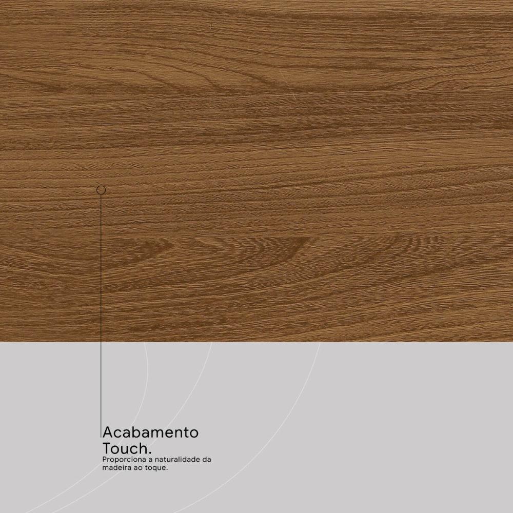 Cômoda com 4 Gavetas 63cm Multimóveis CR35290 Amêndola Touch