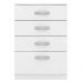 Cômoda com 4 Gavetas 63cm Multimóveis CR35290 Branco
