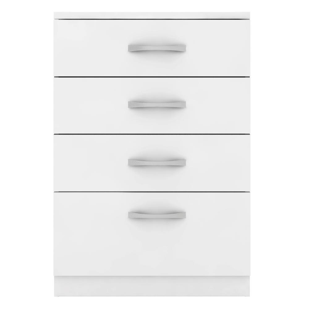 Cômoda com 4 Gavetas 63cm Multimóveis CR35290 Branco