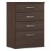 Cômoda com 4 Gavetas 63cm Multimóveis CR35290 Café Touch
