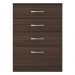 Cômoda com 4 Gavetas 63cm Multimóveis CR35290 Café Touch