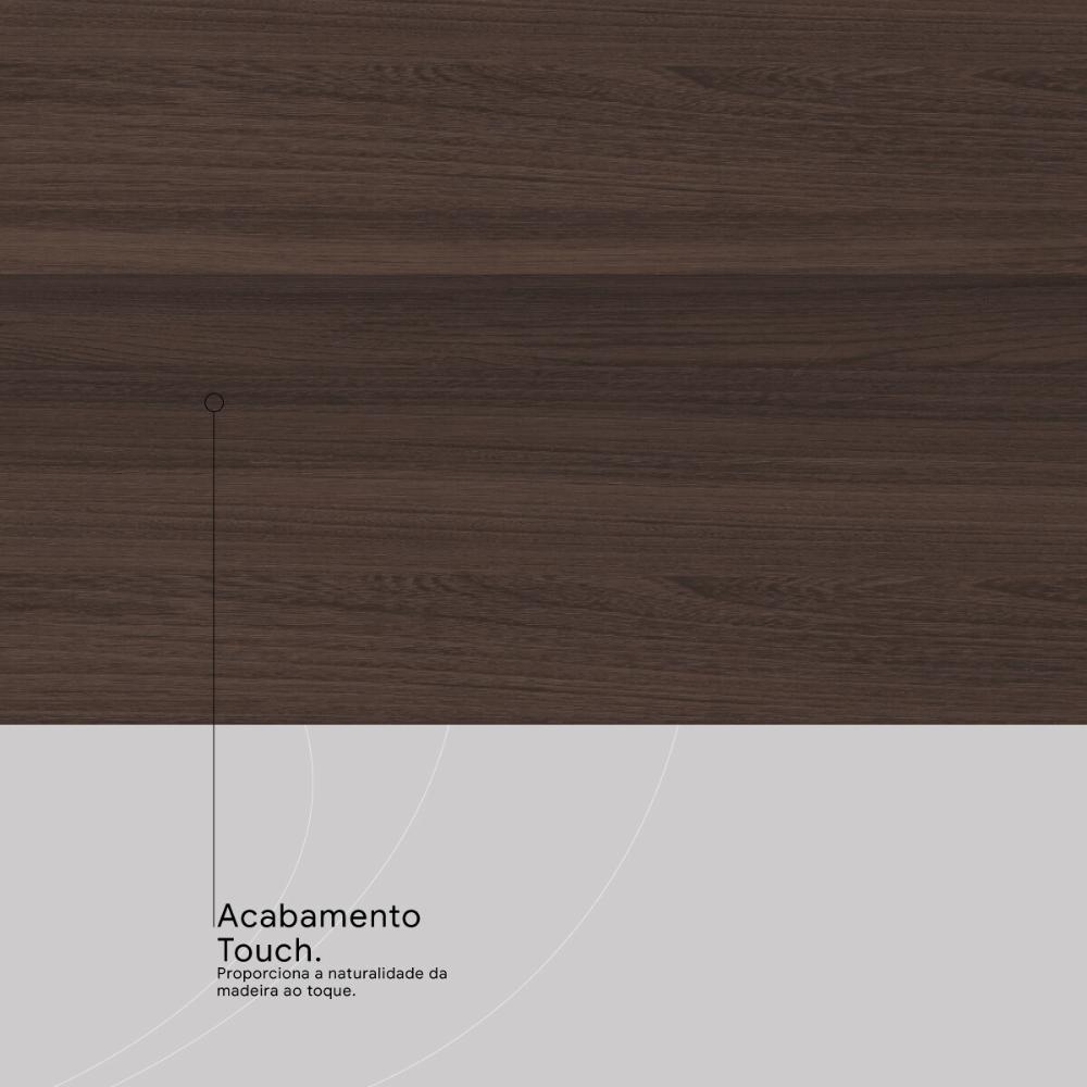 Cômoda com 4 Gavetas 63cm Multimóveis CR35290 Café Touch