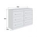 Cômoda com 6 Gavetas 121cm Multimóveis CR35263 Branco