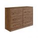 Cômoda com 6 Gavetas 121cm Multimóveis CR35263 Castanho