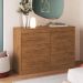 Cômoda com 6 Gavetas 121cm Multimóveis CR35263 Nogueira