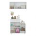 Cômoda/Balcão Infantil com Armário 3 Portas Multimóveis MP4211 Branca