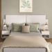 Cabeceira Casal/Queen com 2 Mesas de Cabeceira 232cm Multimóveis MP4325 Branco