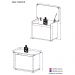 Caixa de Brinquedos Baú Organizador Multimóveis FG2315 Branco