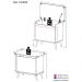 Caixa de Brinquedos Baú Organizador Retrô Multimóveis FG3638 Branco/Natural
