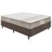 Cama Box Conjugado Casal com Colchão (138x59x188) Macau Gazin CR35359 Marrom