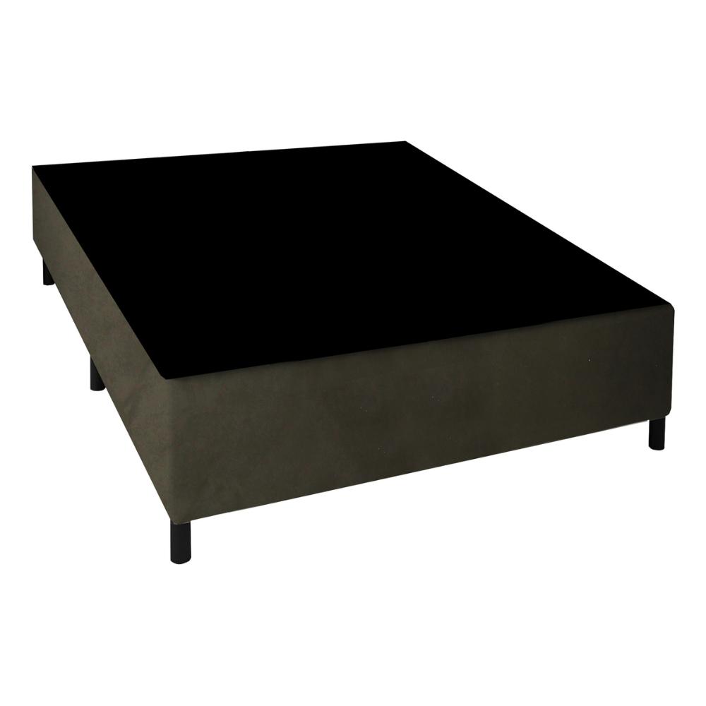Cama Box Conjugado Casal com Colchão (138x61x188) Magma Firm Gazin CR35362 Bege/Marrom