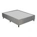 Cama Box Conjugado Casal com Colchão (138x65x188) New York HF Gazin CR35334 Natural Cinza