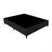 Cama Box Conjugado Casal com Colchão (138x69x188) Cloud Gazin CR35312 Grafite/Preto