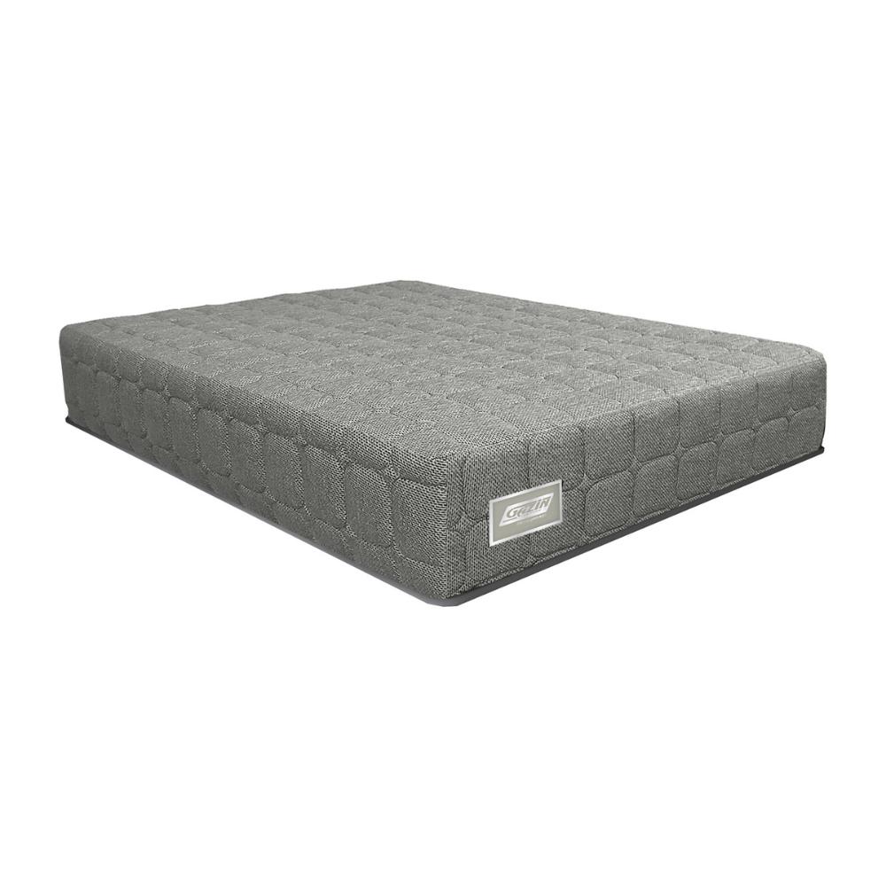 Cama Box Conjugado Casal com Colchão (138x69x188) Cloud Gazin CR35312 Grafite/Preto
