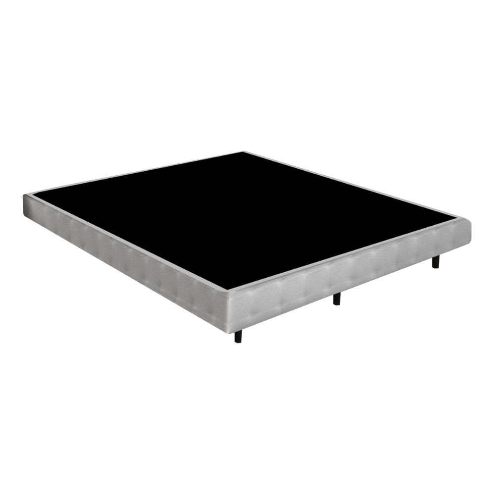 Cama Box Conjugado Casal com Colchão (138x69x188) Veneza II Gazin CR35309 Branco