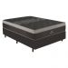 Cama Box Conjugado Casal com Colchão (138x70x188) Black Comfort Gazin CR35339 Preto