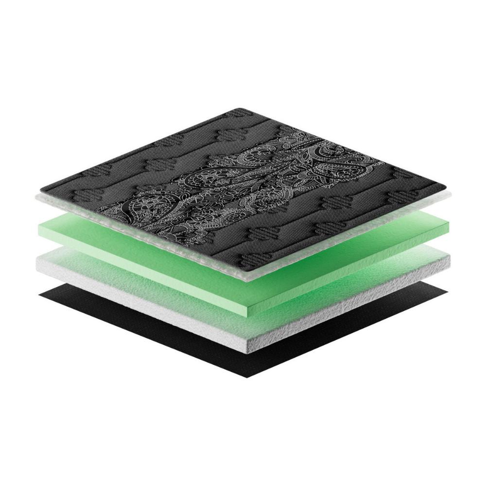 Cama Box Conjugado Casal com Colchão (138x70x188) Black Comfort Gazin CR35339 Preto