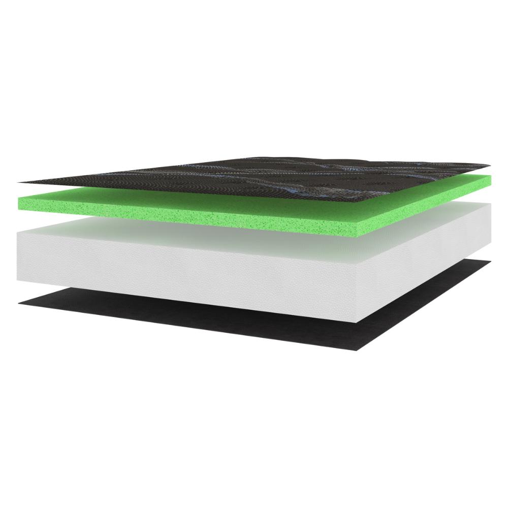Cama Box Conjugado Casal com Colchão (138x70x188) Soft Firme II Gazin CR35320 Preto/Marrom
