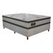 Cama Box Conjugado Casal com Colchão (138x71x188) Good Like Gazin CR35372 Bege/Marrom