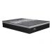 Cama Box Conjugado Casal com Colchão (138x72x188) Black Night Gazin CR35353 Preto/Cinza