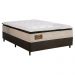 Cama Box Conjugado Casal com Colchão (138x73x188) Gazin CR35349 Bege/Marrom