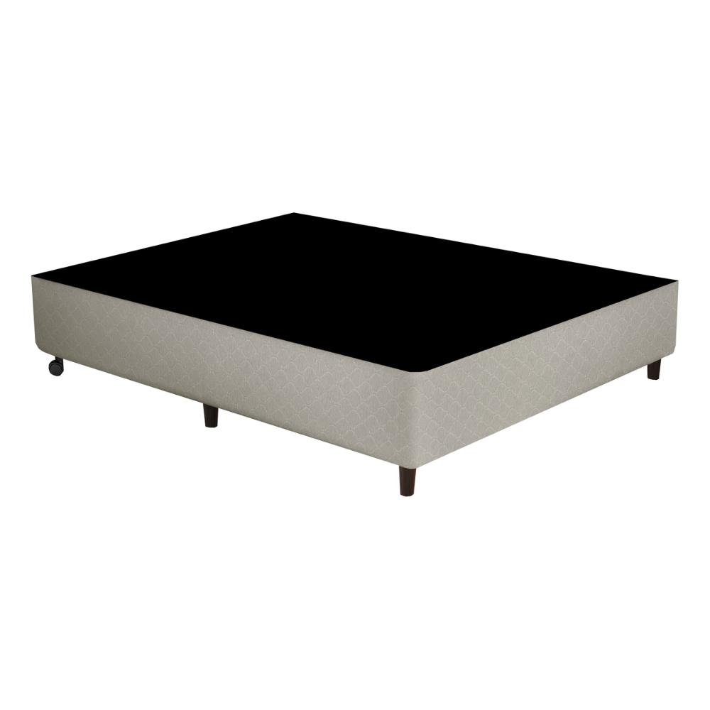 Cama Box Conjugado Casal com Colchão (138x73x188) Sevilha Gazin CR35357 Areia/Preto